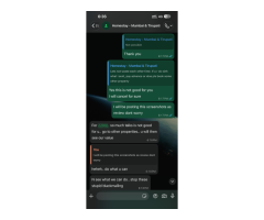 Rude behaviour with customer and demanding money