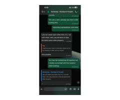 Rude behaviour with customer and demanding money
