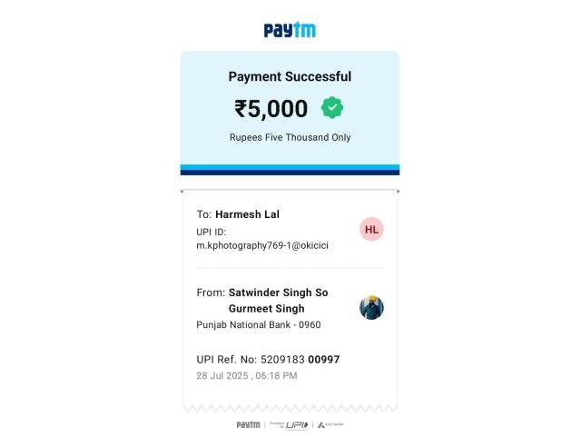 Non-delivery of videography and Photography services after receiving payment.