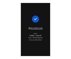 I requested Fahima Khalid ji to return my money and I also said that I will go to the consumer court