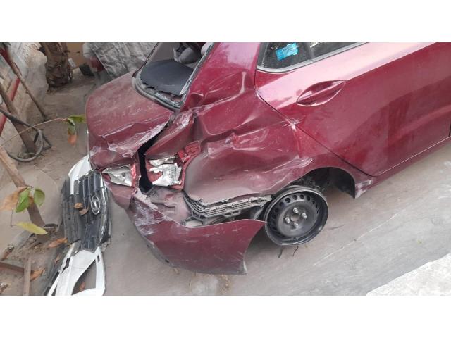 MRF company Tyre Burst due to Major car accident take place on highway GJ01HU0148, owner Collar bone MRF company Tyre Burst due to Major car accident take place on highway GJ01HU0148, owner Collar bone